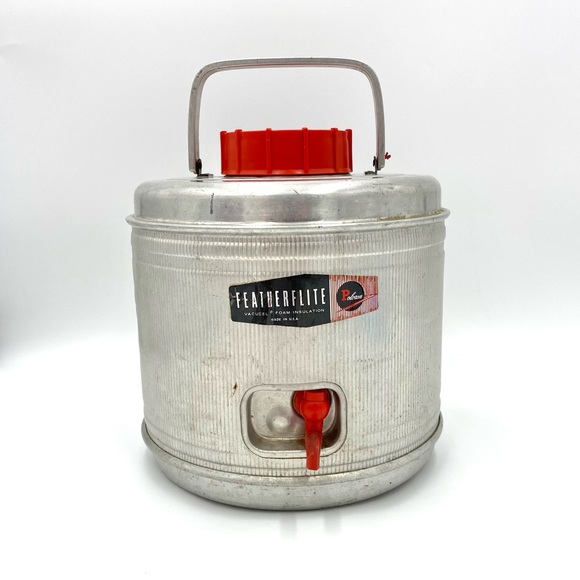 Other - Vintage Thermos Featherflite Poloron Serving with Swing Handle Dent.
